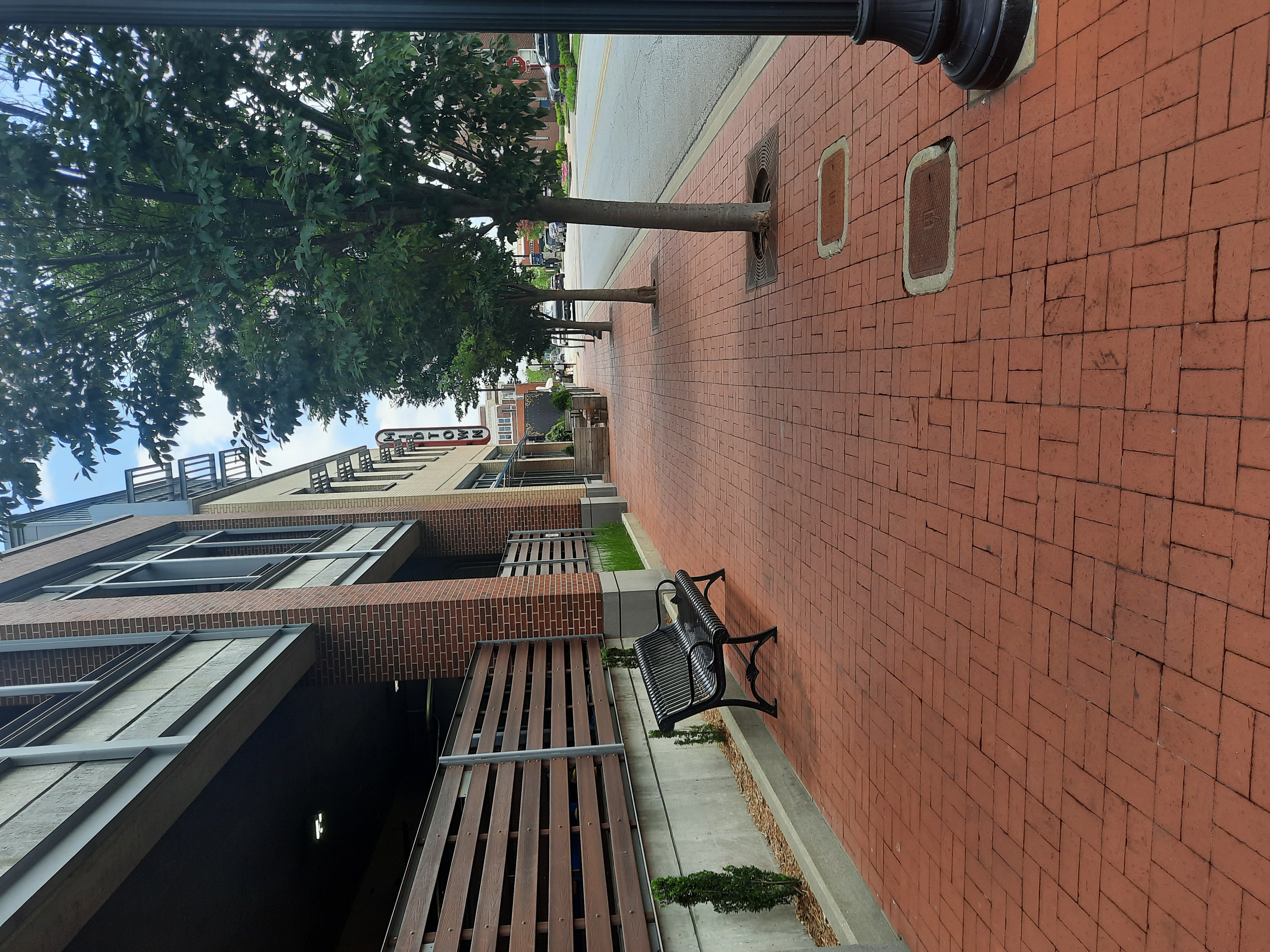 Downtown Square Walkway by Unlimited Outdoors in Bentonville, AR