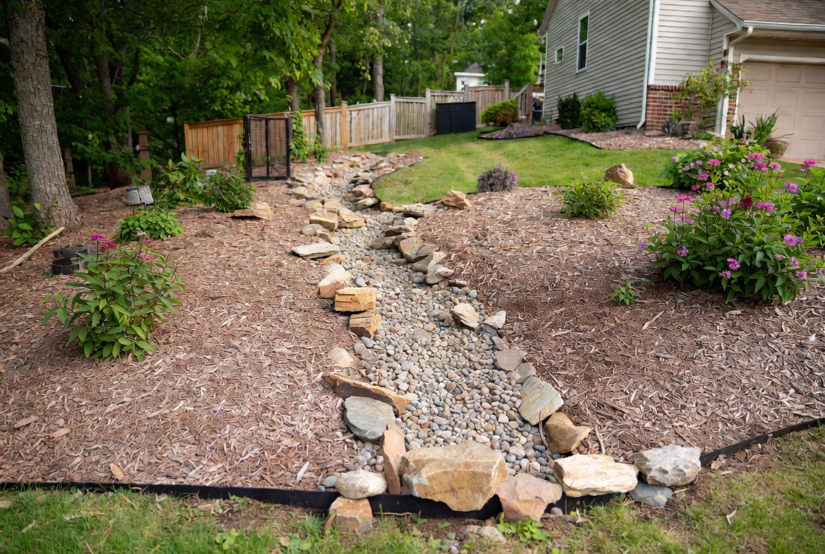 Yard Drainage & Grading by Unlimited Outdoors in Concept