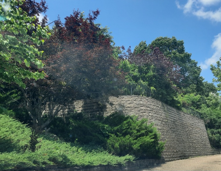 Massive Retaining Wall by Unlimited Outdoors in Rogers, AR
